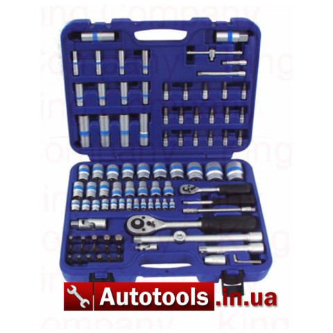 King Roy набор головок 94 ед. 1/4 и 1/2 6-ти гранный (094 MDA-7378)