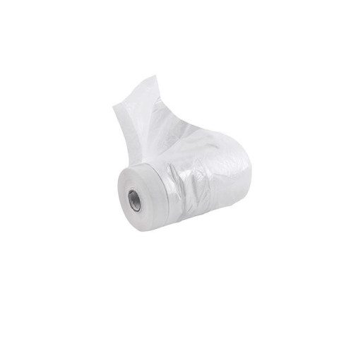 Пленка защитная с малярной лентой 550 мм*30м INTERTOOL KT-0801