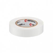 Лента изоляционная 0.15мм*17мм*15м белая INTERTOOL IT-0043