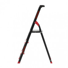 Стремянка 3 ступени, лоток для инвентаря, стальной профиль, высота верхней ступени 630мм, 409х667х1132мм, 150кг INTERTOOL LT-0053