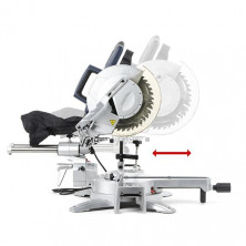 Пила торцовочная, 1800 Вт, 5500 об/мин, угол 0-45°, диск 255мм. INTERTOOL DT-0625