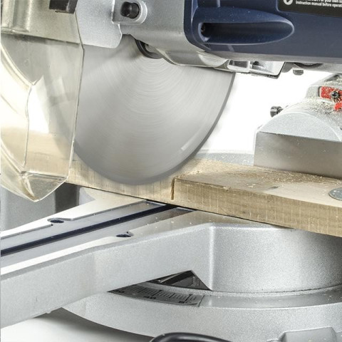 Пила торцовочная, 1800 Вт, 5500 об/мин, угол 0-45°, диск 255мм. INTERTOOL DT-0625