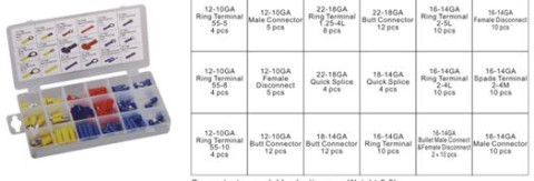 Коннекторы обжимные для автомобильной электропроводки, 160 предметов Forsage F-794