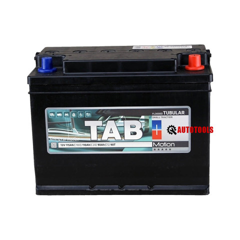 Тяговый аккумулятор TAB Motion Tubular 90T 115 ah (С100) 110 ah (С20)	90 ah (С5)
