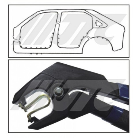 Комплект крепежных зажимов