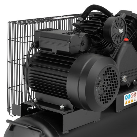 Компрессор 50 л, 3 кВт, 220 В, 10 атм, 500 л/мин, 2 цилиндра INTERTOOL PT-0016