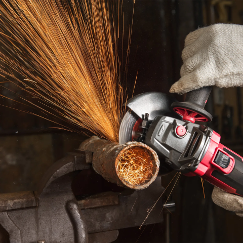 Аккумуляторная бесщеточная шлифмашина угловая WORCRAFT CAG-S20LIBH-125