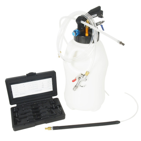 Приспособление для перекачивания масла и технических жидкостей 10л с пневматическим приводом