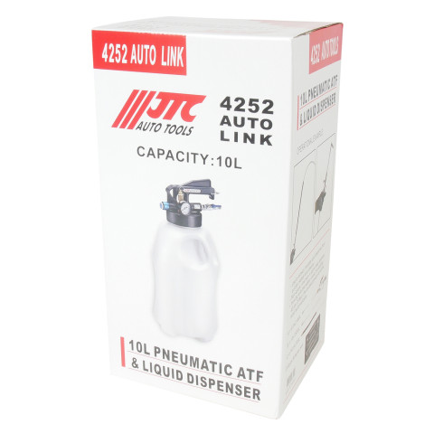 Приспособление для перекачивания масла и технических жидкостей 10л с пневматическим приводом