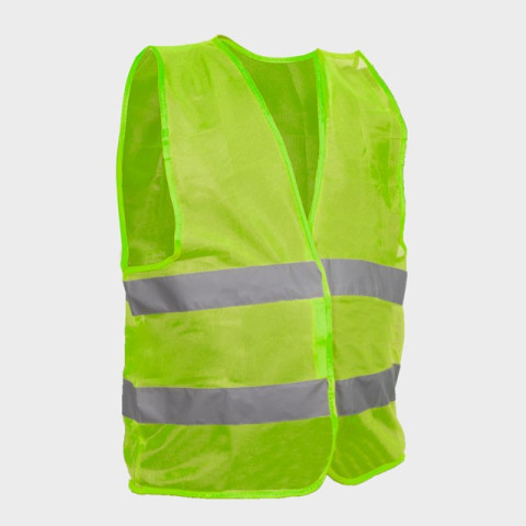 Жилет сигнальный зеленый XL (60*70см), 100 гр/м2 INTERTOOL SP-2023