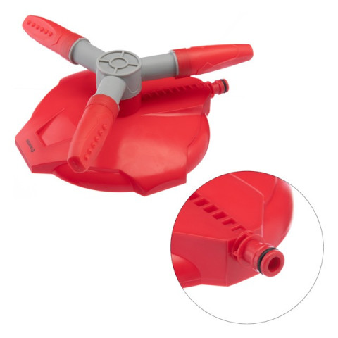 Дождеватель круговой с тремя распылителями с вращающейся головкой на базе INTERTOOL GE-0075