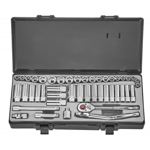 3/8 Набор инструмента 6-гр. ММ и SAE 45 пр. (FORCE 3451)