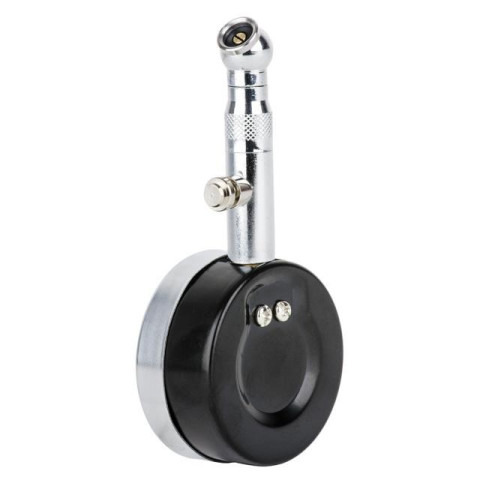 Измеритель давления в шинах стрелочный, металлический корпус, клапан сброса давления INTERTOOL AT-1004