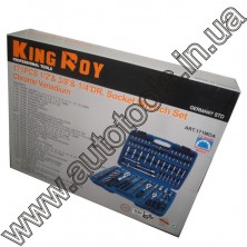 Набор инструмента King Roy 171 ед. 1/4" 3/8" 1/2" (Art.171MDA Код 8672)