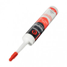 Герметик силиконовый санитарный, белый, 300мл/320г INTERTOOL FS-3031