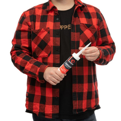 Герметик силиконовый санитарный, белый, 300мл/320г INTERTOOL FS-3031