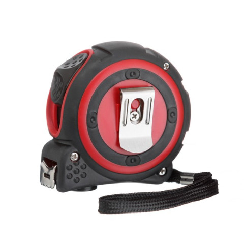 Рулетка с металлическим полотном 5м*25мм, нейлоновое покрытие полотна STORM INTERTOOL MT-0836