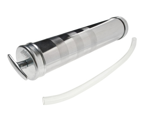 Шприц плунжерный маслозаливной 500мл (сталь), шланг 350мм