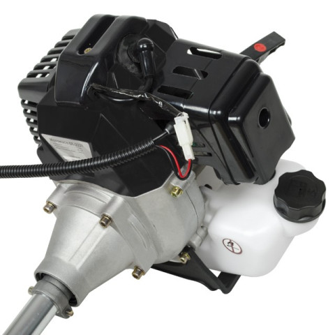 Мотокоса 1.5 кВт/2 л.с., 43 см³, катушка, 3-х лопастной нож, плечевой ремень. INTERTOOL DT-2231