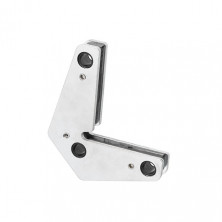 Угольник магнитный для сварки, 15°, 60°, 90°, 120°, 11 кг, 75×85 мм INTERTOOL MW-0007