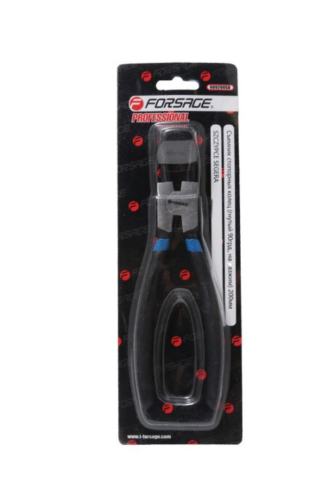 Съемник стопорных колец гнутый на разжим (90°,L-330мм), в блистере Forsage F-609330SB