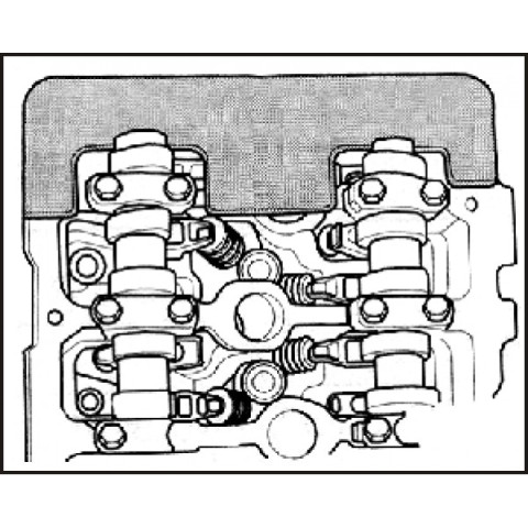 Набор фиксаторов VW, AUDI 4 клапан., W8, W12
