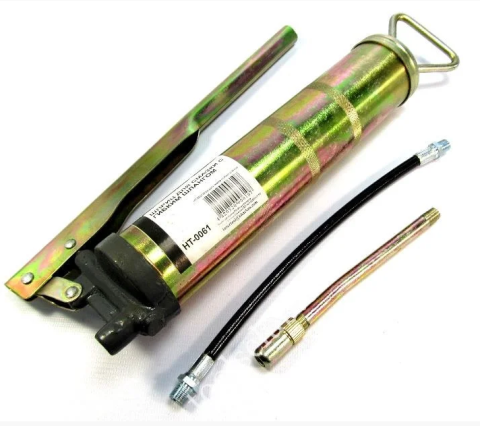 Шприц для смазки с гибким шлангом INTERTOOL HT-0061