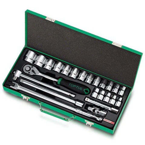 Набор инструмента (головок) 1/2'' TOPTUL 24 ед. (Код GCAD2401) 