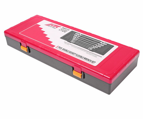 Набор ключей торцевых 6-19мм. с шарниром 7ед.