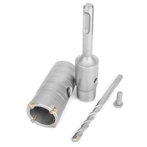 Комплект: сверло корончатое по бетону 36мм+Переходник SDS Plus 100мм INTERTOOL SD-7036