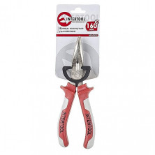 Щипцы удлиненные изогнутые 160мм ПРОФ. INTERTOOL HT-0131