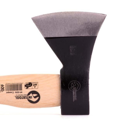 Топор 600г ручка пекан INTERTOOL HT-0256