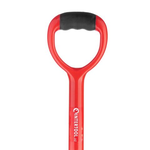 Лопата совковая, ручка из фибергласса, 238х282х1050 мм INTERTOOL FT-2014