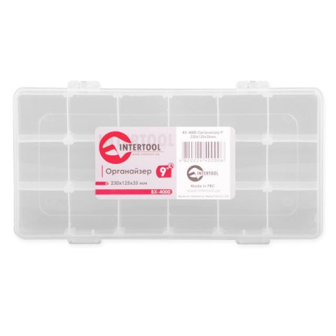 Органайзер пластиковый INTERTOOL BX-4000