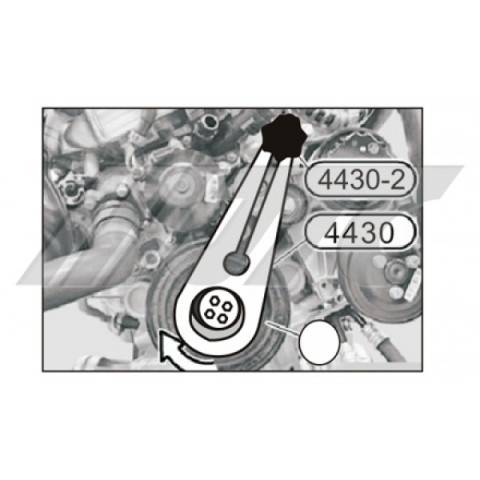 Фиксатор шкива коленвала BMW N47, N57