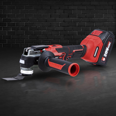 Аккумуляторный бесщеточный реноватор (многофункциональный инструмент) WORCRAFT CMT‑S20LiB