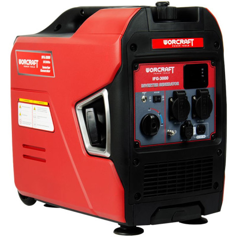 Инверторный электрогенератор 3,5 кВт WORCRAFT IFG‑3000