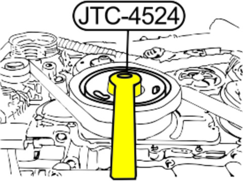 Фиксатор шкива коленвала FORD