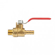 Кран шаровый воздушный, латунь, наружная резьба 1/4" на шланг 8мм, STORM INTERTOOL PT-1888