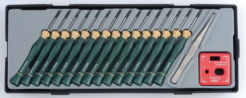 Набор отверток ювелирных 17 пр. (код T2173)