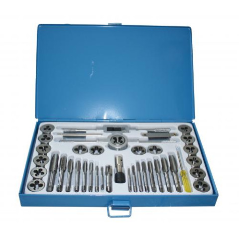 Набор метрический метчиков и плашек 40 пр. (код UNX040)