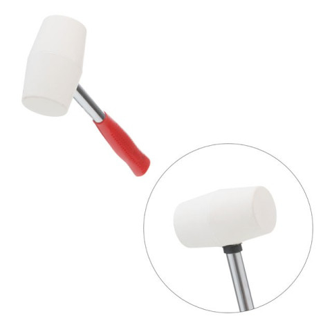 Киянка резиновая 225г металлическая ручка INTERTOOL HT-0234