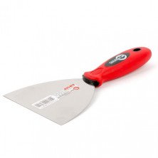 Шпатель из нержавеющей стали 125мм Проф INTERTOOL KT-2613
