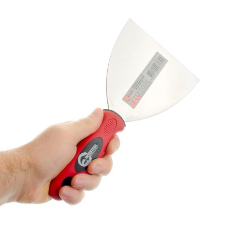 Шпатель из нержавеющей стали 125мм Проф INTERTOOL KT-2613