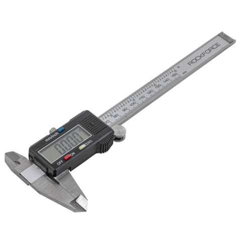 Штангенциркуль электронный (0-150мм, 0.01мм; внутр. Ø, наруж. Ø + глубиномер), в пластиковом футляре ROCKFORCE RF-5096PE1