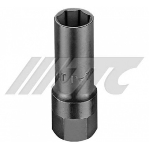 Головка глубокая 17мм х 7граней для колесных болтов
