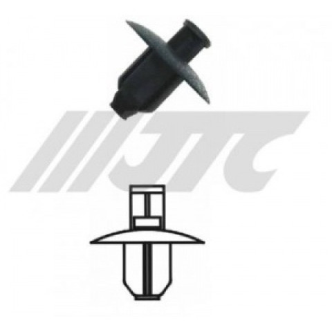 Автомобильная пластиковая клипса (внутреняя обшивка салона) ( уп. 100шт.)