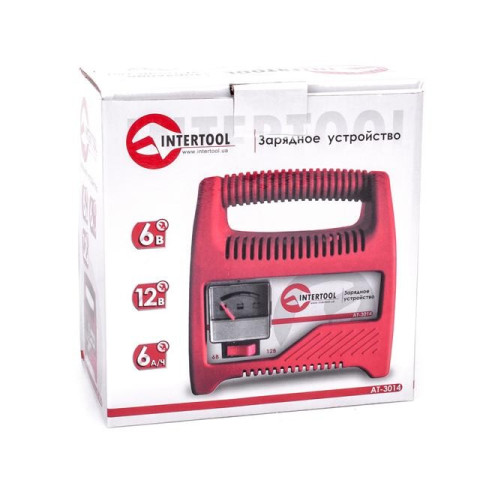 Устройство зарядное для аккумуляторов 6/12 В INTERTOOL AT-3014