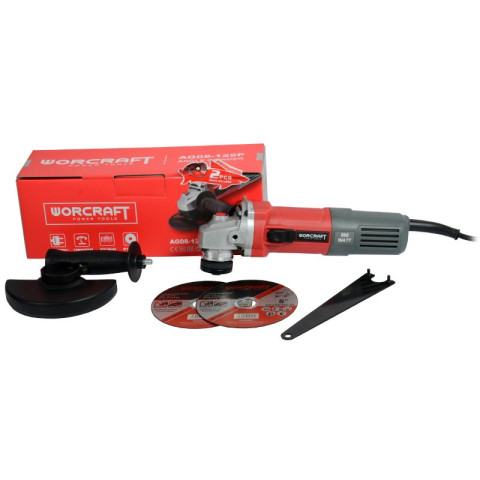 Шлифмашина угловая WORCRAFT AG08-125P