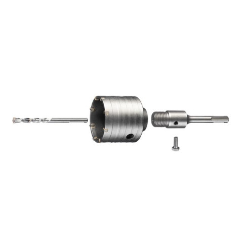 Комплект: сверло корончатое по бетону 68мм+Переходник SDS Plus 100мм INTERTOOL SD-7068